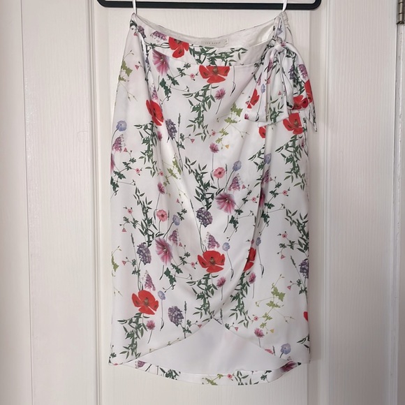 Ted Baker London size 2 Hedgerow Wrap Midi Skirt - Picture 4 of 7